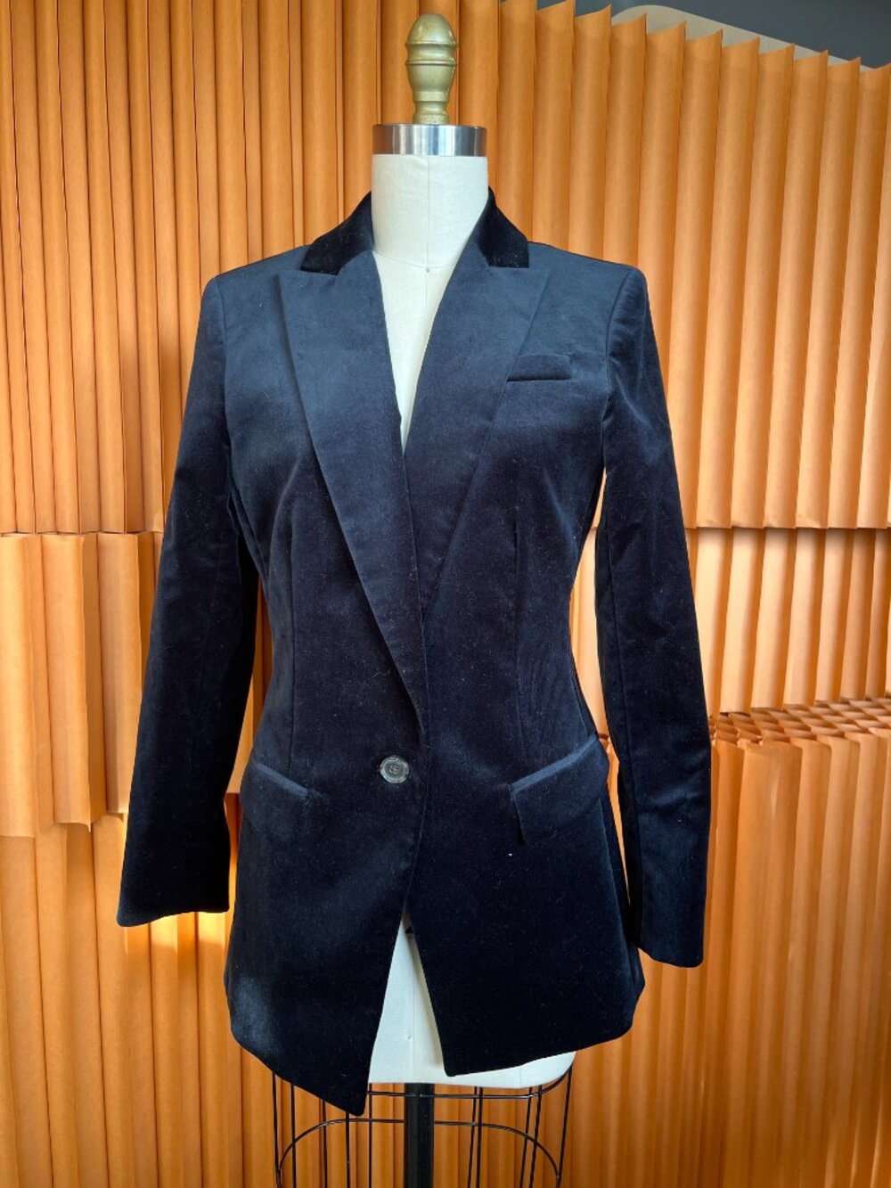 J.Crew Black Velvet Parke Blazer | Timeless Elegance | Quiet Luxury